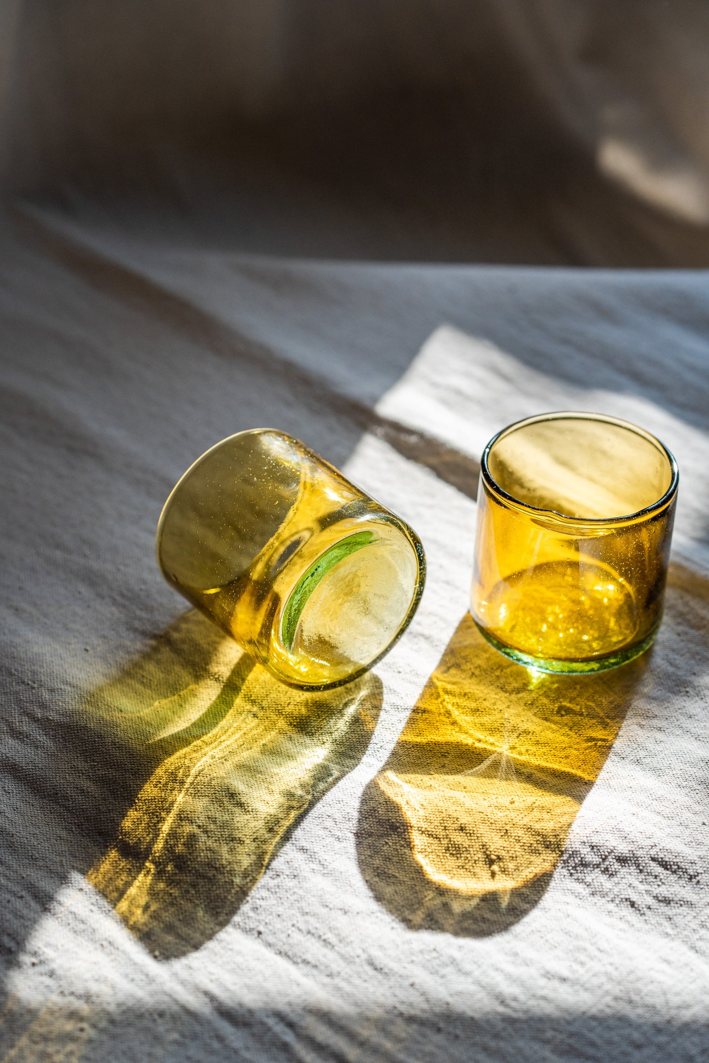 Sunflower Short Glasses - Set of 4