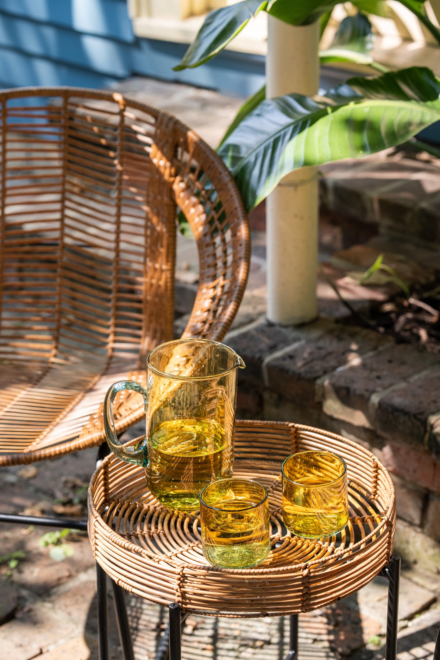 Sunflower Short Glasses - Set of 4