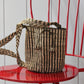 Striped Fique Mochila