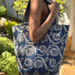 Cabo Oversized Tote -- Floral, Made-To-Order
